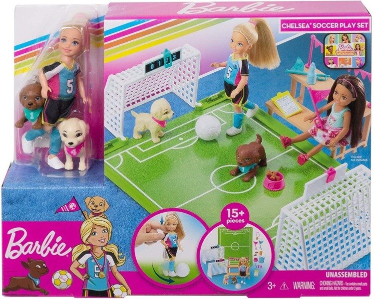 Barbie Chelsea Boisko do piłki nożnej GHK37 Mattel