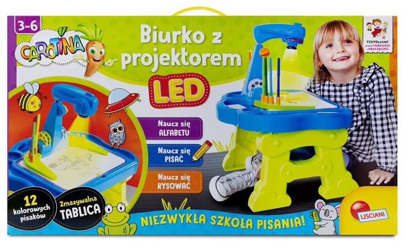 Carotina Biurko z projektorem LED Lisciani