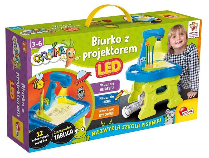 Carotina Biurko z projektorem LED Lisciani