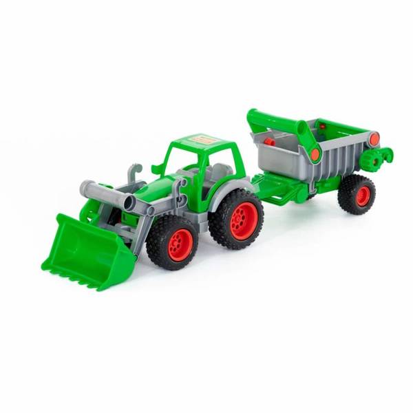 Farmer Technik Traktor ładowarka z przyczepą 8718