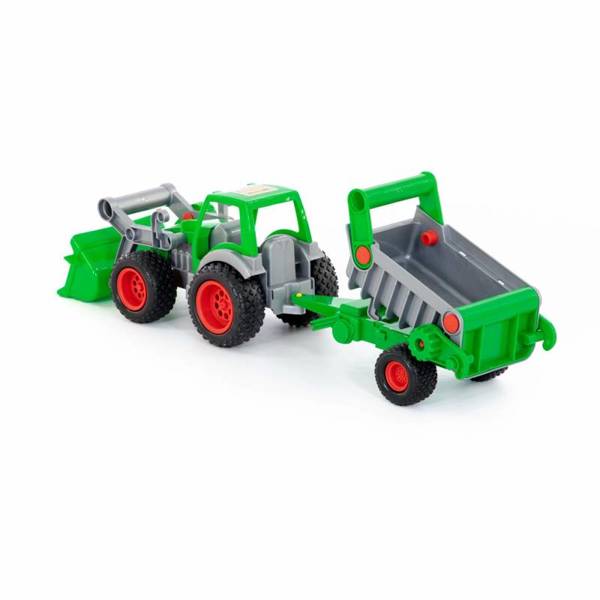 Farmer Technik Traktor ładowarka z przyczepą 8718