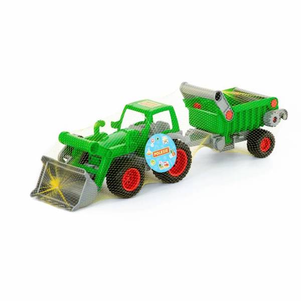 Farmer Technik Traktor ładowarka z przyczepą 8718