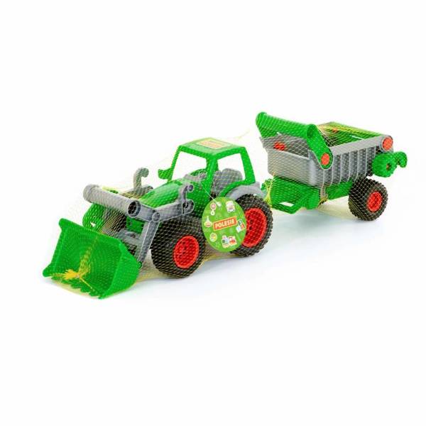 Farmer Technik Traktor ładowarka z przyczepą 8718