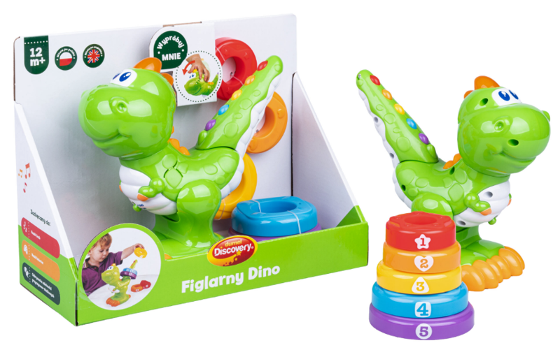 Figlarny Dino interaktywny PL/EN Dumel Discovery 