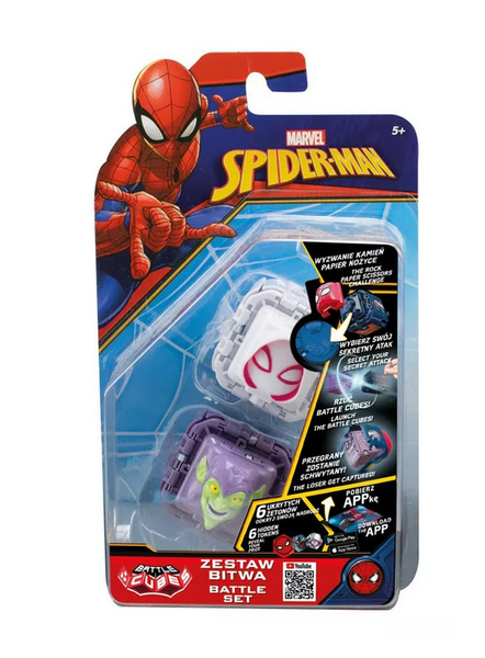 GRA BATTLE CUBES 002450 SPIDERMAN COBI 3wzory