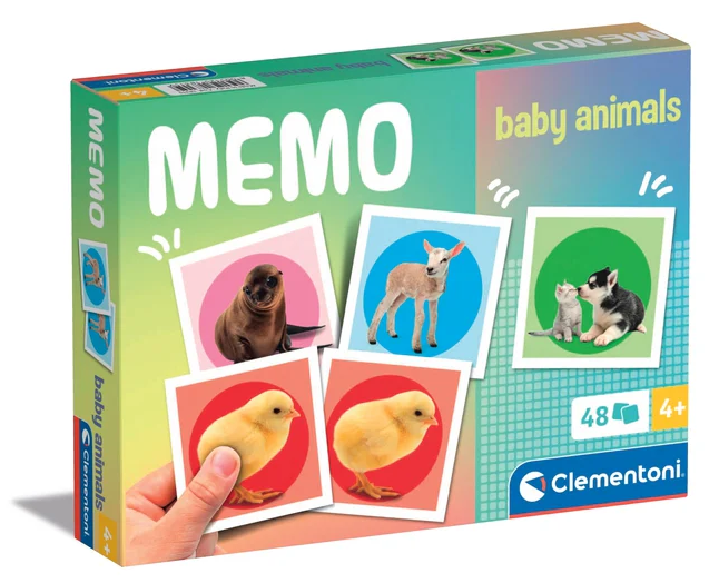 Gra Memo Baby Animals Zwierzątka Clementoni