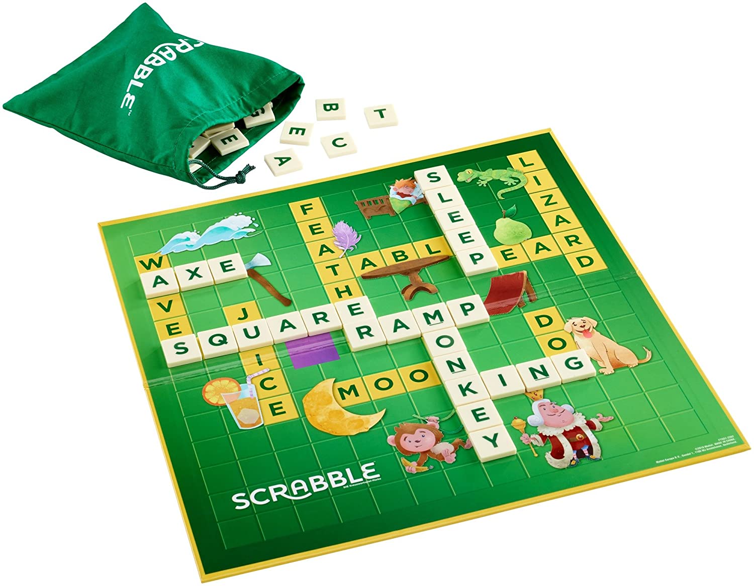 Gra Scrabble Practice and Play j. angielski Mattel