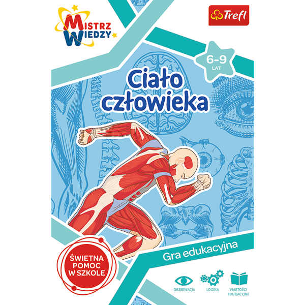 Gra edukacyjna Ciało Człowieka Mistrz Wiedzy Trefl