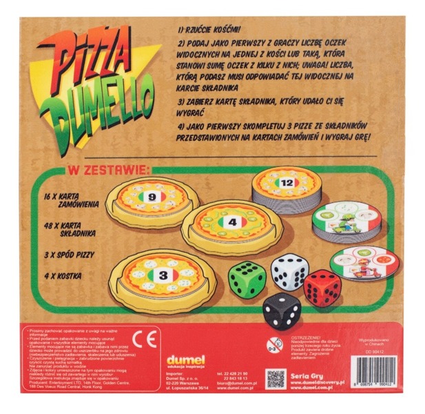Gra pamięciowa Pizza Dumello Dumel Discovery 90412