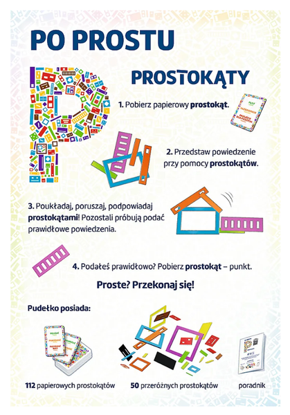 Gra rodzinna Po prostu P Prostokąty Trefl