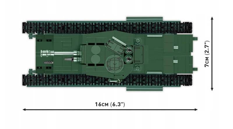 Klocki COBI HC WWII 2717 Churchill Mk.IV 315 el.