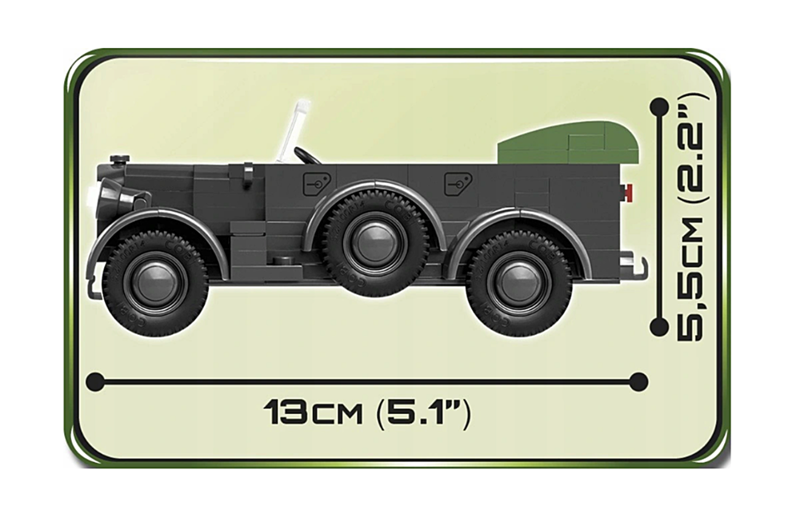 Klocki Cobi 2405 1937 HORCH 901 (KFZ.15) 