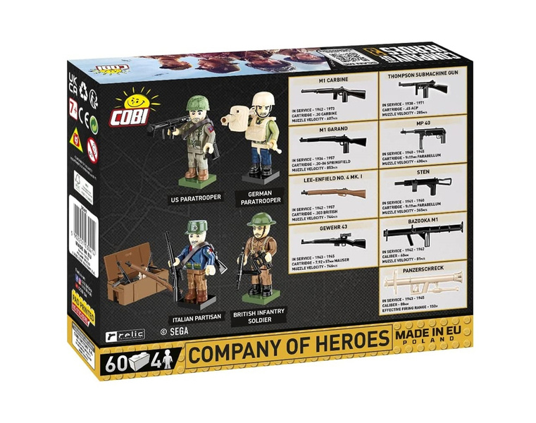 Klocki Cobi 3041  Figurki Company of Heroes 