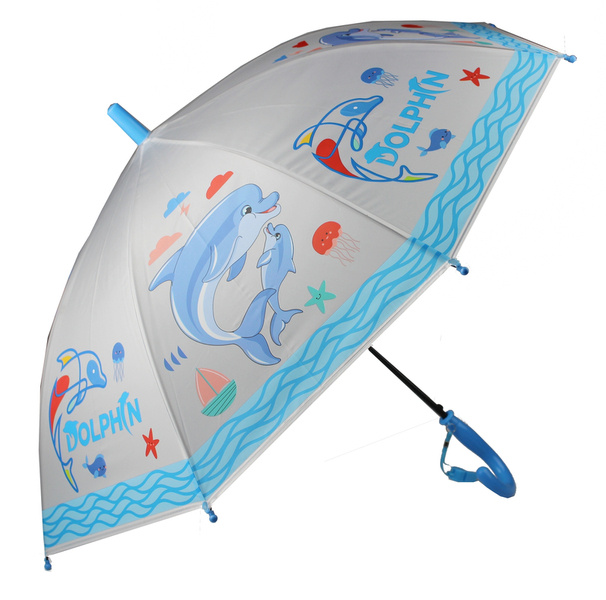 Kolorowy parasol dziecięcy z gwizdkiem 85 cm wzory