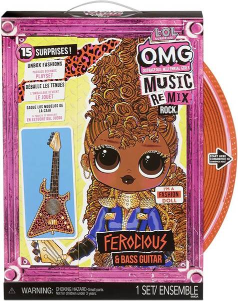 L.O.L. Surprise OMG Ferocious gitara basowa 577591