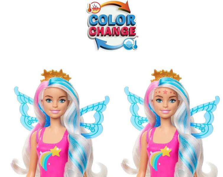 Lalka Barbie Color Reveal Galaktyczna Tęcza HJX61