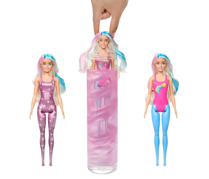 Lalka Barbie Color Reveal Galaktyczna Tęcza HJX61