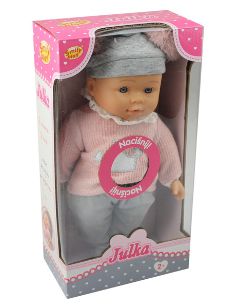 Lalka Julka Bobas 32 cm mówiąca Smily Play