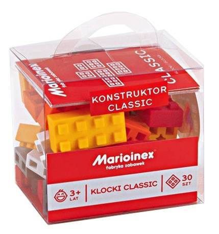 MARIOINEX Klocki Classic konstrukcyjne 30 el.