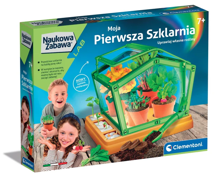 Moja Pierwsza Szklarnia Naukowa Zabawa Clementoni