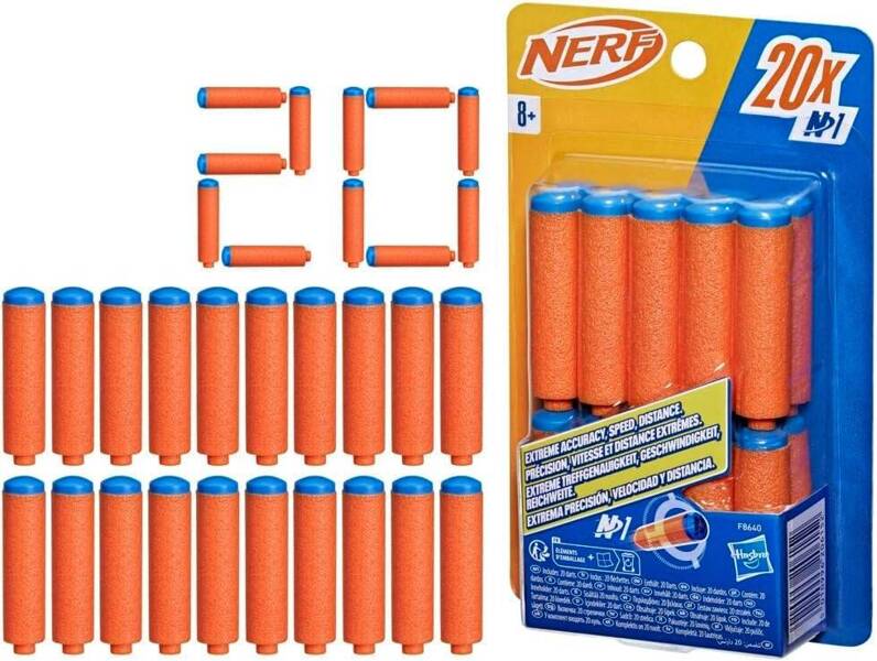 NERF N1 Strzałki 20 szt. do Wyrzutni Nerf N Hasbro