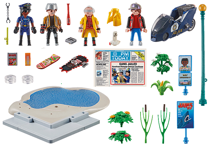 Playmobil  Back to the Future II Pościg 70634