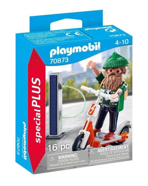 Playmobil Hipster z elektryczną hulajnogą 70873