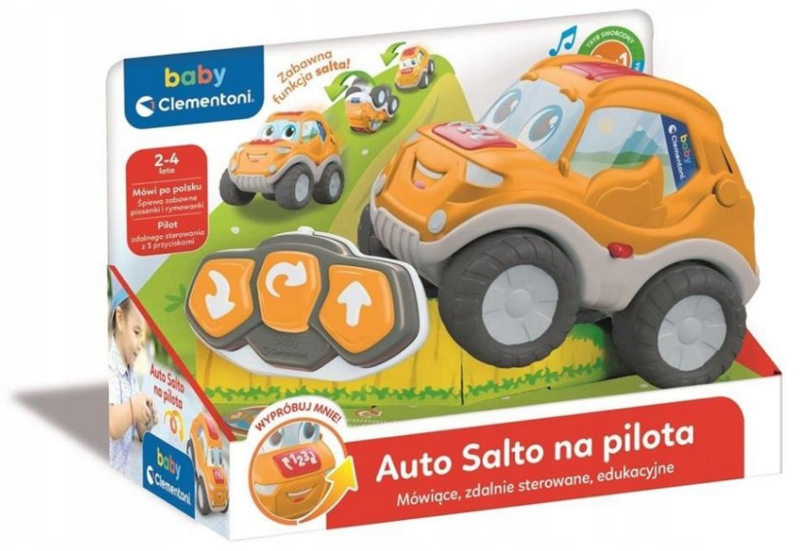 Przewrotne Auto Salto na pilota Clementoni Baby