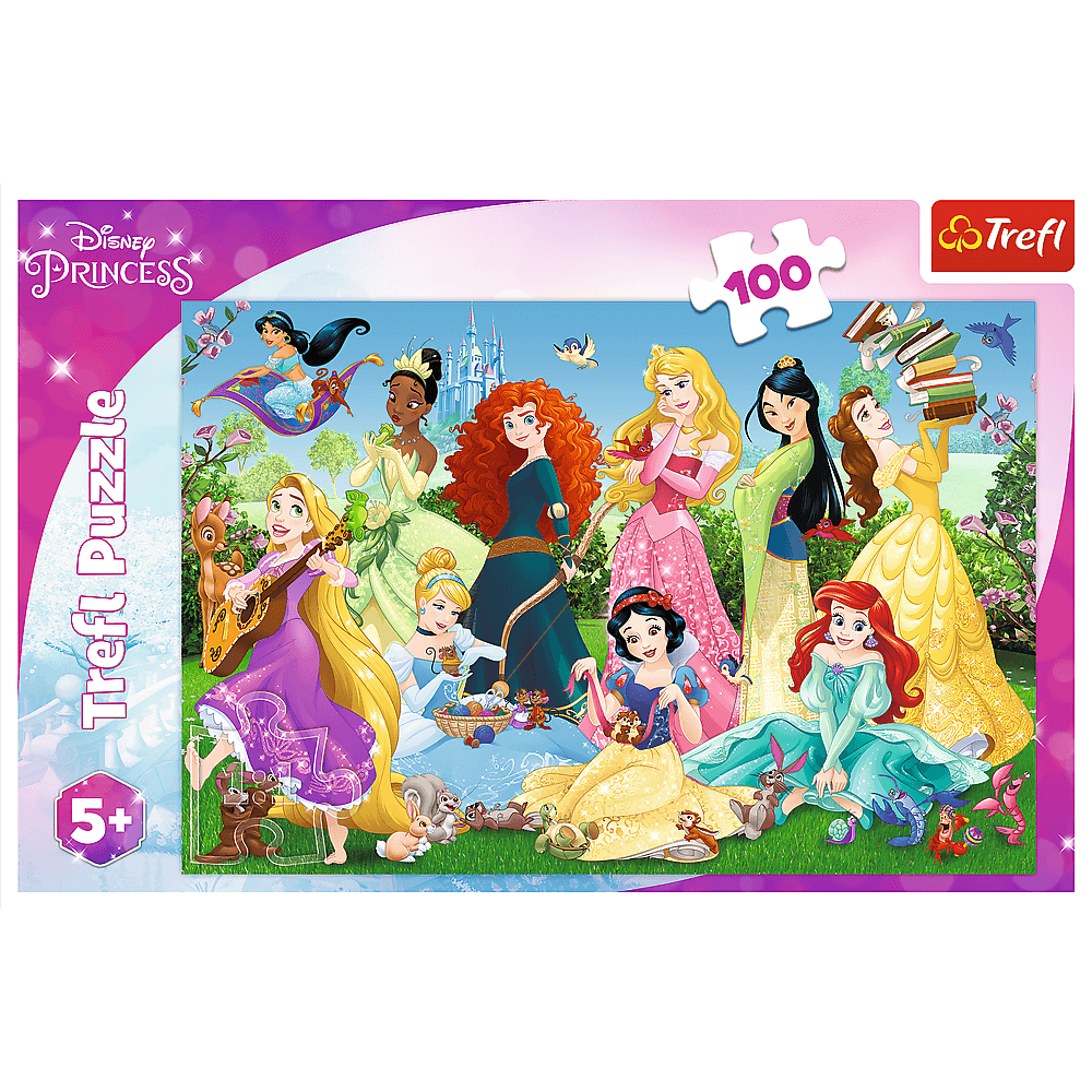 Puzzle 100 el. Czarujące Księżniczki Disney Trefl 