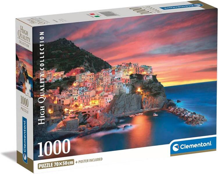 Puzzle 1000 Compact Manarola Clementoni