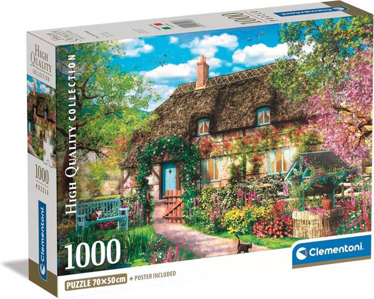 Puzzle 1000 Compact Stara Chatka Clementoni