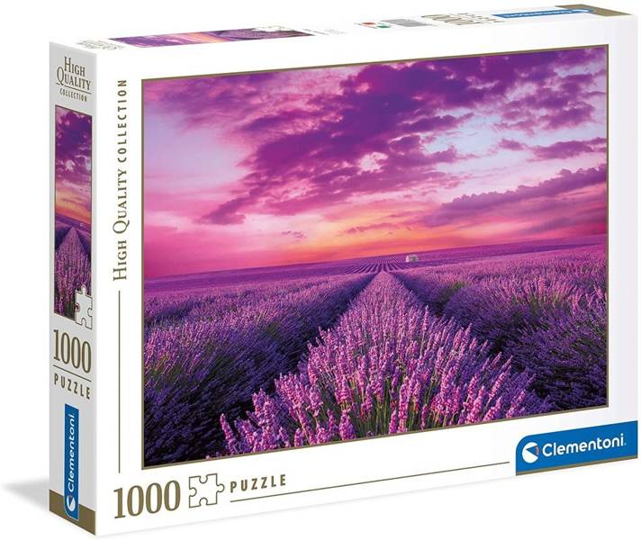 Puzzle 1000 HQ Lavender Field Clementoni 39606