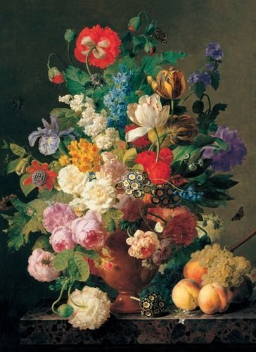 Puzzle 1000 Museum Van Dael Flowers Clementoni