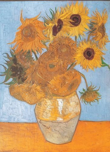 Puzzle 1000 Museum Van Gogh Sunflowers Clementoni