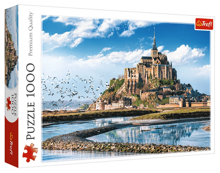 Puzzle 1000 el. Mont Saint - Michel, Francja Trefl