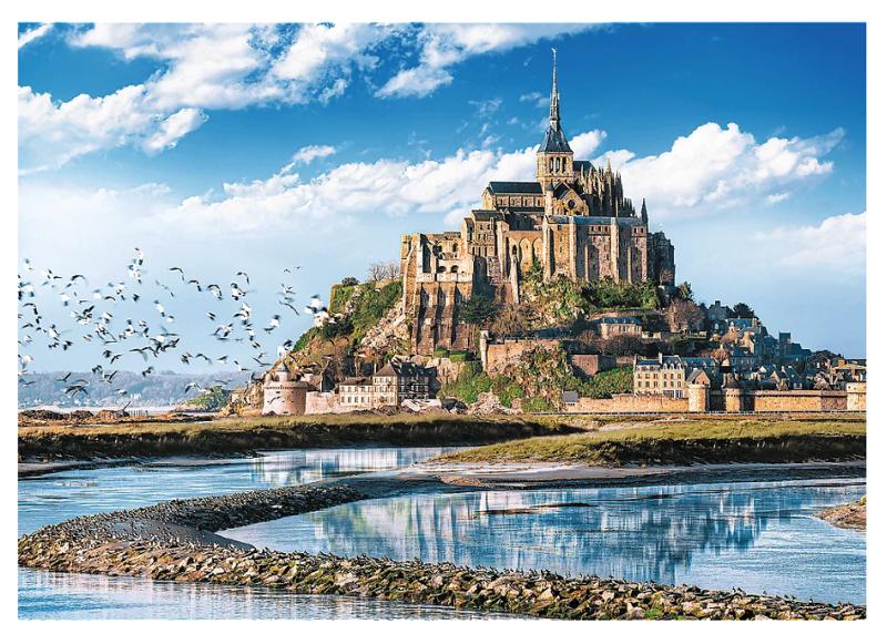 Puzzle 1000 el. Mont Saint - Michel, Francja Trefl