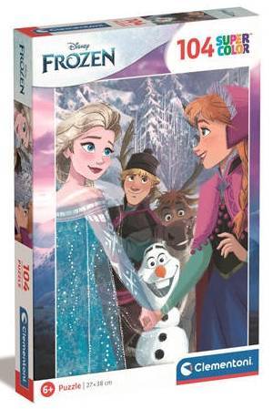 Puzzle 104 Super Color Disney Frozen CLE 25742