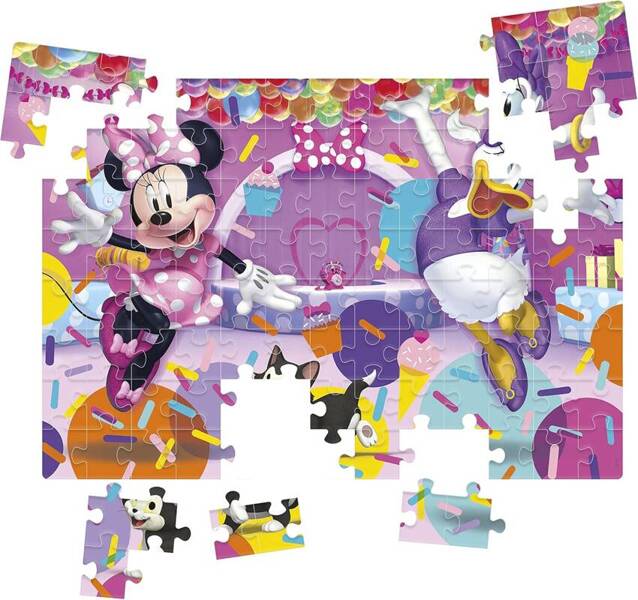 Puzzle 104 Super Kolor Myszka Minnie Clementoni