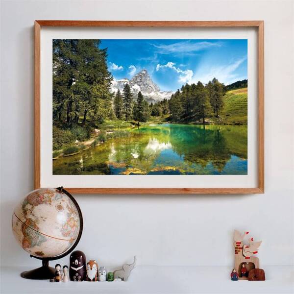 Puzzle 1500 Compact Blue Lake Clementoni