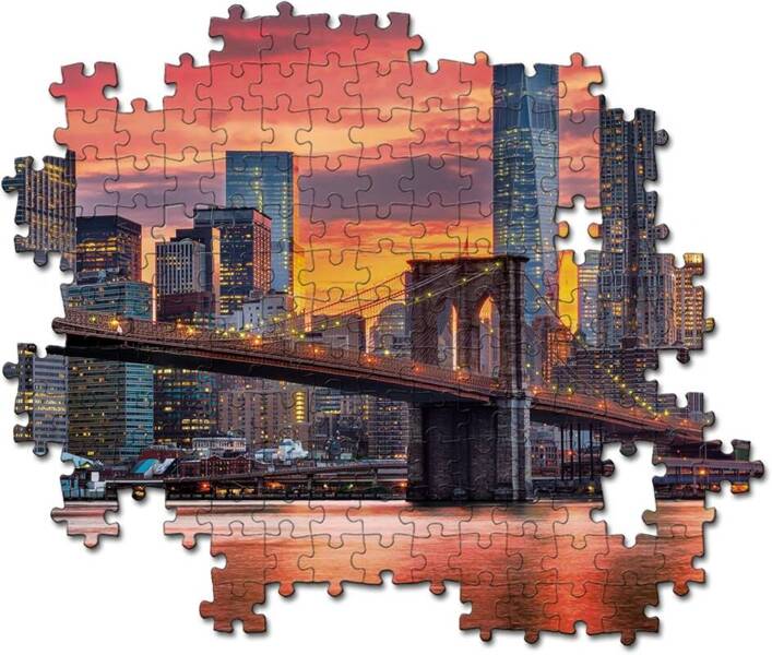 Puzzle 1500 Compact East River o zmierzchu