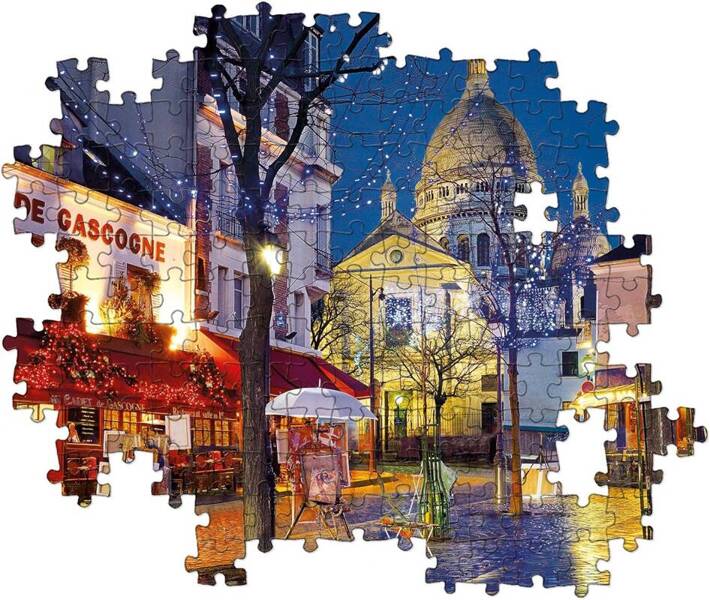 Puzzle 1500 Compact Paris, Montmartre Clementoni