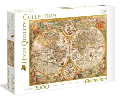 Puzzle 2000 HQ Ancient Map Clementoni