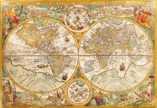 Puzzle 2000 HQ Ancient Map Clementoni