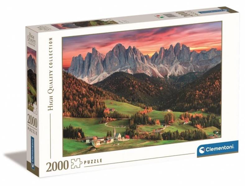 Puzzle 2000 HQ Val di Funes 32570 Clementoni