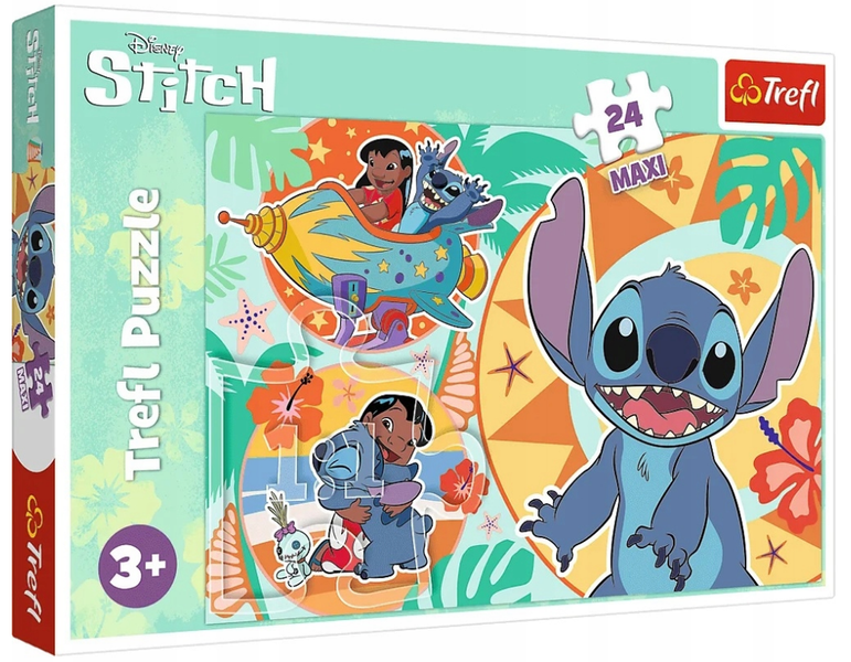 Puzzle 24 Maxi Wesoły dzień Lilo i Stitch Trefl