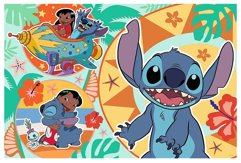 Puzzle 24 Maxi Wesoły dzień Lilo i Stitch Trefl