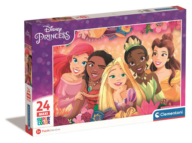 Puzzle 24 maxi Super Color Disney Princess 24241