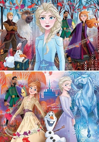 Puzzle 2x20 Kraina Lodu Frozen 2 24759 Clementoni