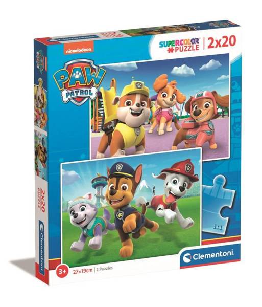 Puzzle 2x20 Super Color Psi Patrol 24800