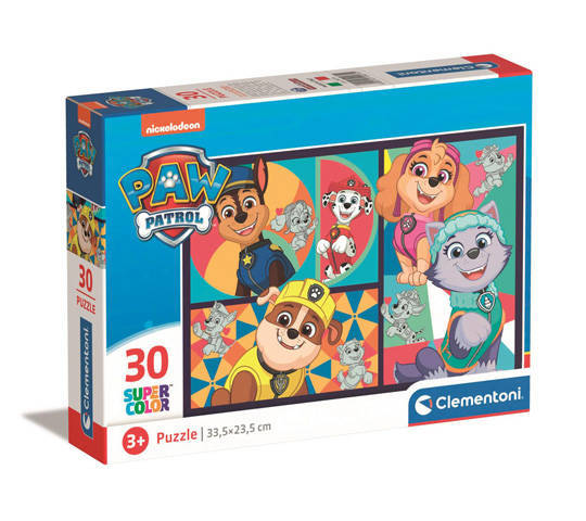 Puzzle 30 Super Color Psi Patrol Clementoni 20275